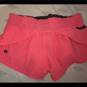 Hot pink lulu shorts-reversible!!!!